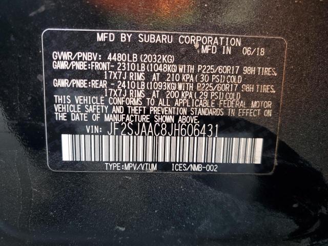 JF2SJAAC8JH606431 Subaru Forester 2.5i