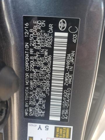 2017 TOYOTA 2ORKLIFT - JTDKBRFU5H3546286