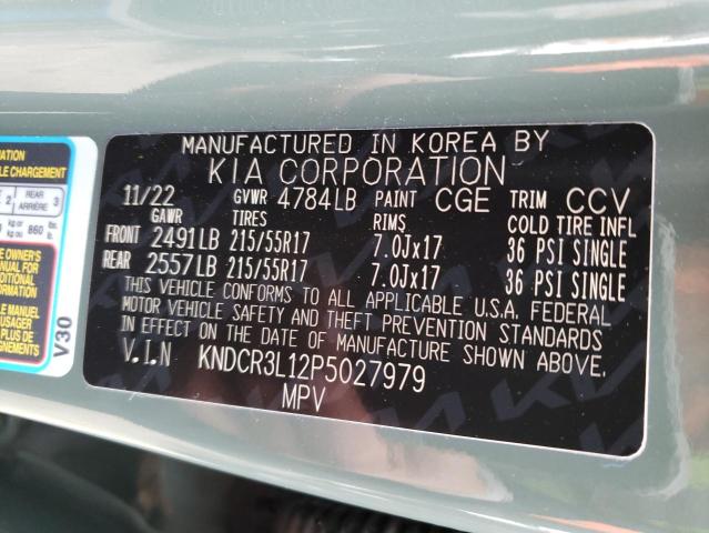 2023 KIA NIRO WIND - KNDCR3L12P5027979