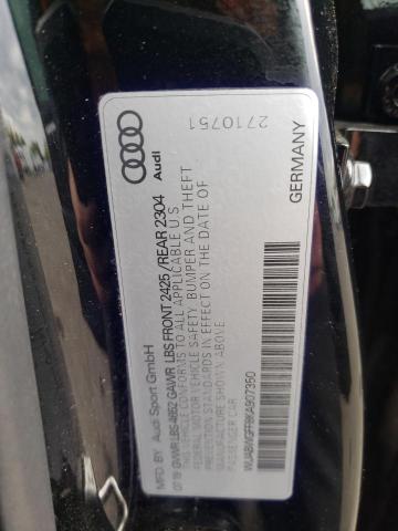 2019 AUDI RS3 WUABWGFF8KA907350