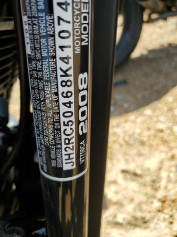 2008 HONDA VT750 CA JH2RC50468K410744