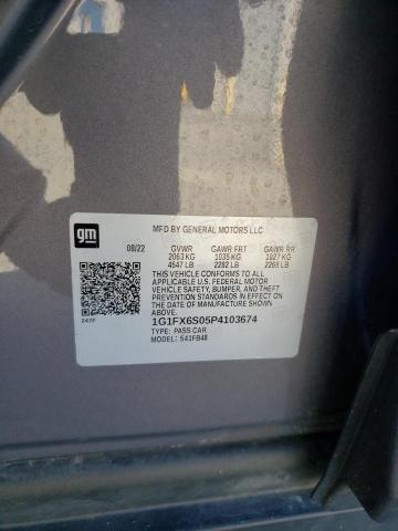 2023 CHEVROLET BOLT EV 2L 1G1FX6S05P4103674