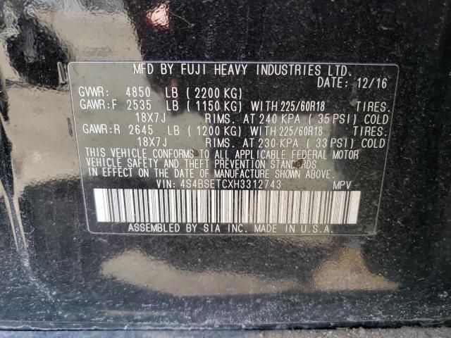 4S4BSETCXH3312743 Subaru Outback Touring