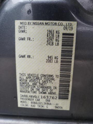 1N4BL4BV6LC163762 Nissan ALTIMA S