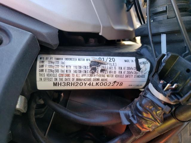 2020 YAMAHA MT-03 - MH3RH20Y4LK002278
