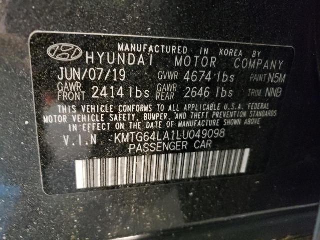 2020 GENESIS G70 KMTG64LA1LU049098