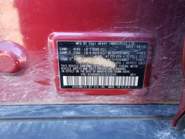 4S4BRBDC2E3231210 Subaru Outback 2.5i Premium