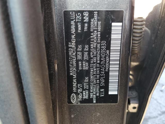 5NPLS4AG1MH035830 Hyundai ELANTRA SEL