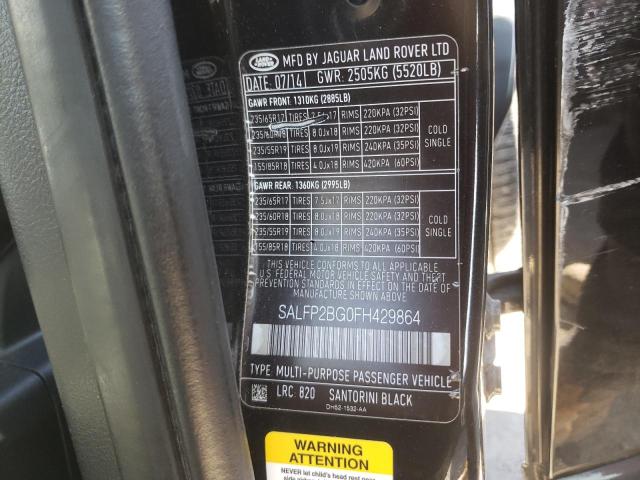 2015 LAND ROVER LR2 SE - SALFP2BG0FH429864