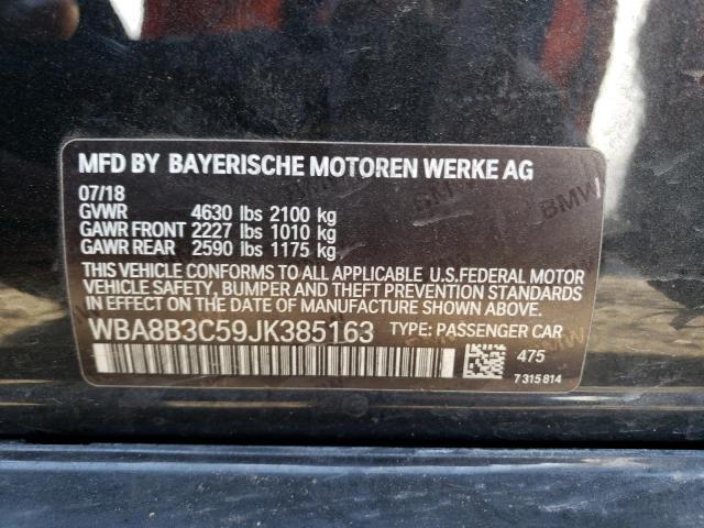 WBA8B3C59JK385163 BMW 340 I