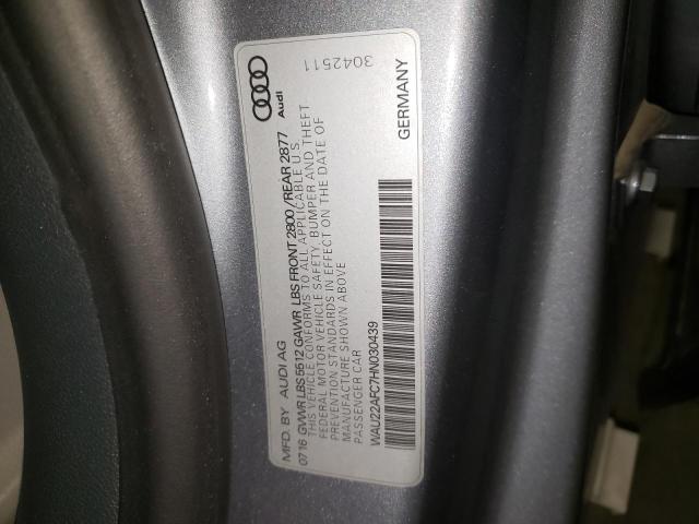 2017 AUDI A7 PRESTIG - WAU22AFC7HN030439