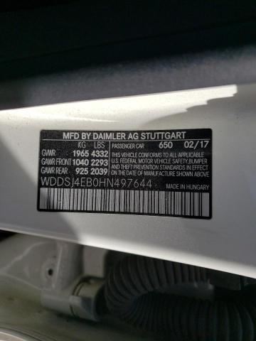 WDDSJ4EB0HN497644 Mercedes-Benz CLA 250
