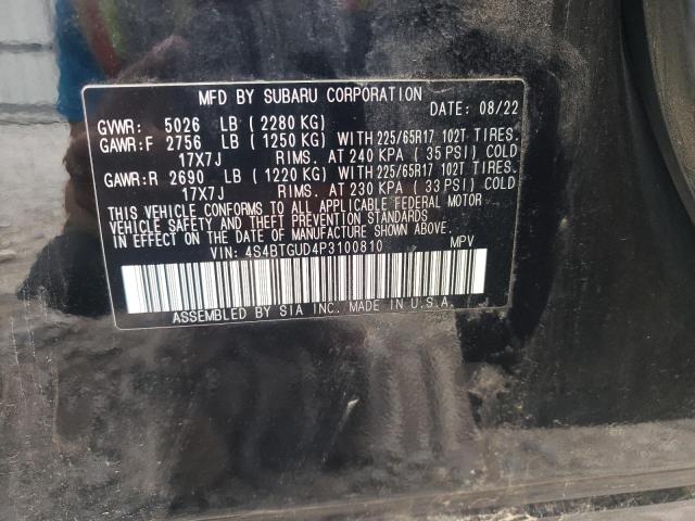 4S4BTGUD4P3100810 Subaru Outback Wilderness
