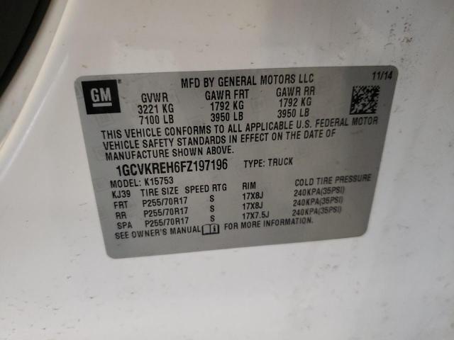 2015 CHEVROLET 1500 - 1GCVKREH6FZ197196