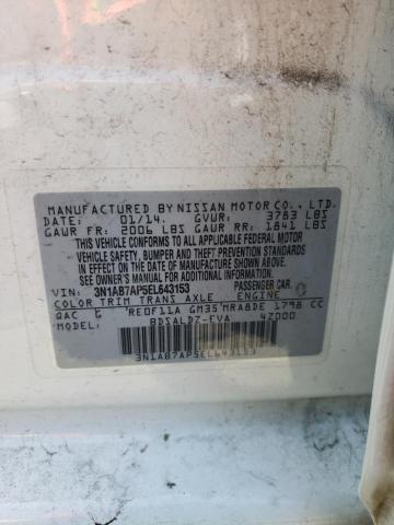 3N1AB7AP5EL643153 Nissan SENTRA S