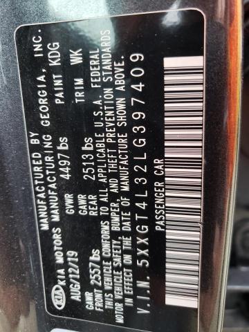 5XXGT4L32LG397409 KIA Optima Lx