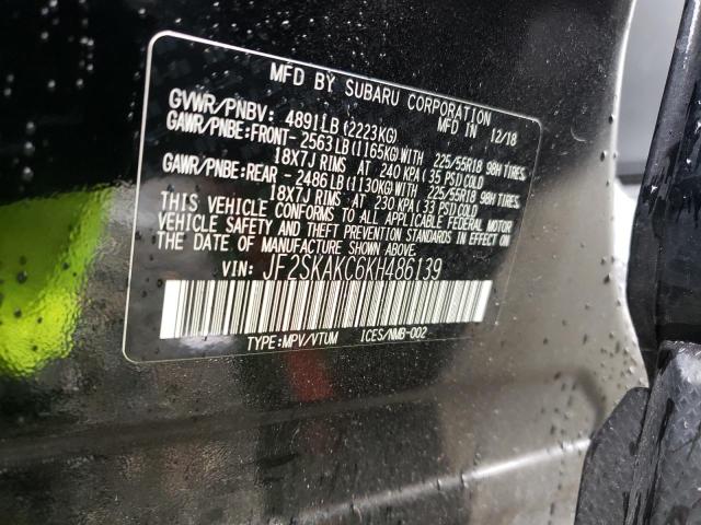 JF2SKAKC6KH486139 Subaru Forester Sport