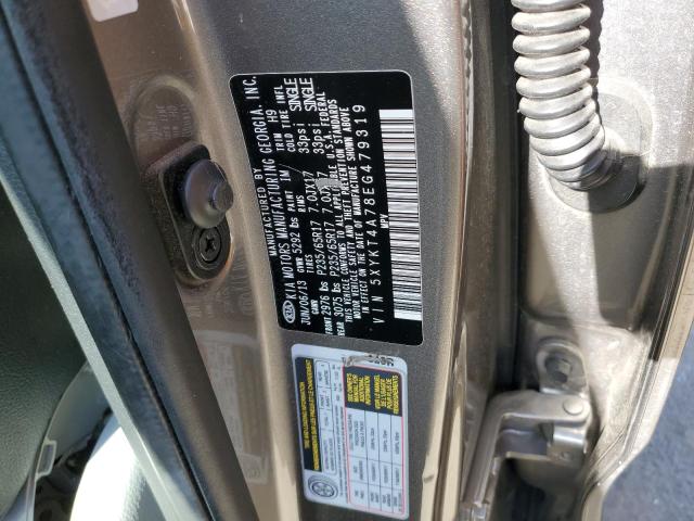 5XYKT4A78EG479319 KIA SORENTO LX