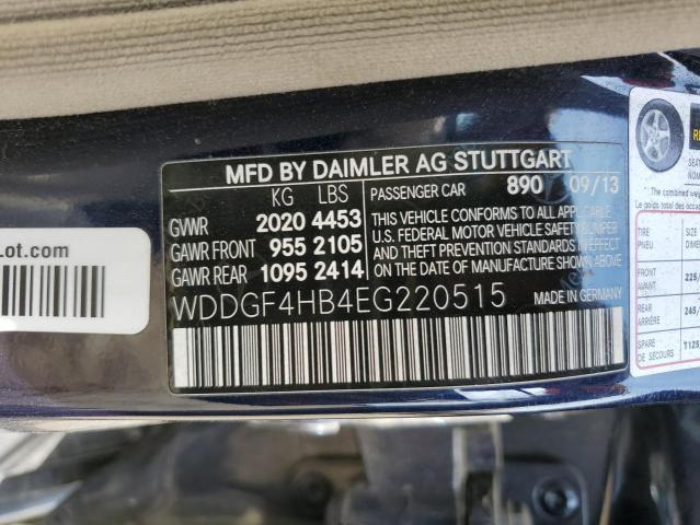 WDDGF4HB4EG220515 Mercedes-Benz C 250