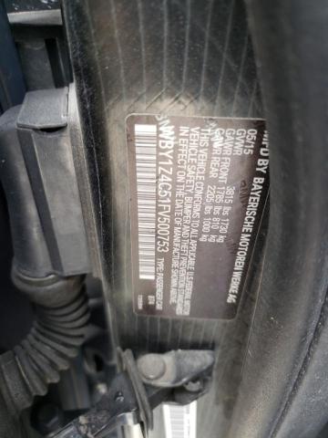 2015 BMW I3 REX - WBY1Z4C51FV500753
