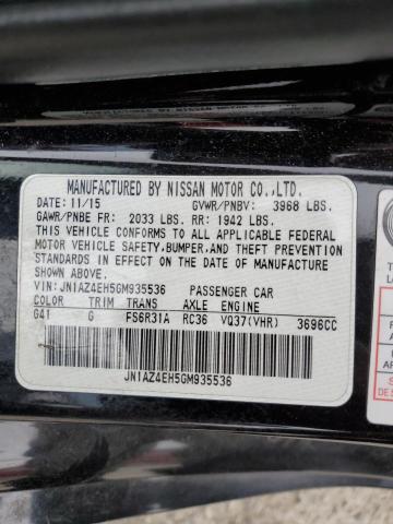 JN1AZ4EH5GM935536 Nissan 370Z BASE