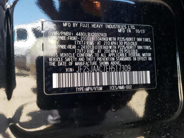 JF2SJAAC7EH517309 Subaru Forester 2.5i