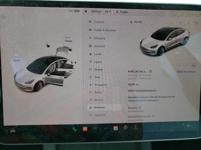 5YJ3E1EB0MF066974 Tesla MODEL 3
