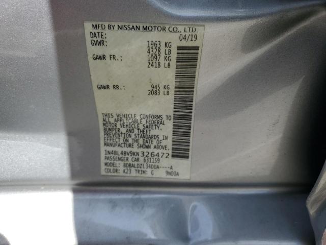 1N4BL4BV9KN326472 Nissan ALTIMA S