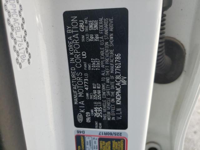 2020 KIA SPORTAGE L KNDPMCAC8L7761786