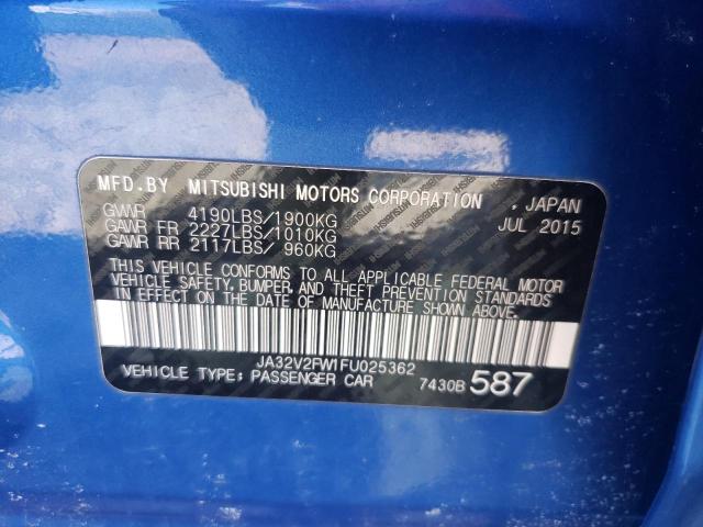 2015 MITSUBISHI LANCER SE JA32V2FW1FU025362