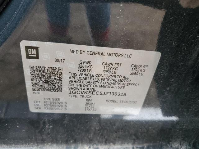 2018 CHEVROLET 1500 SILVE - 1GCVKSEC5JZ130318