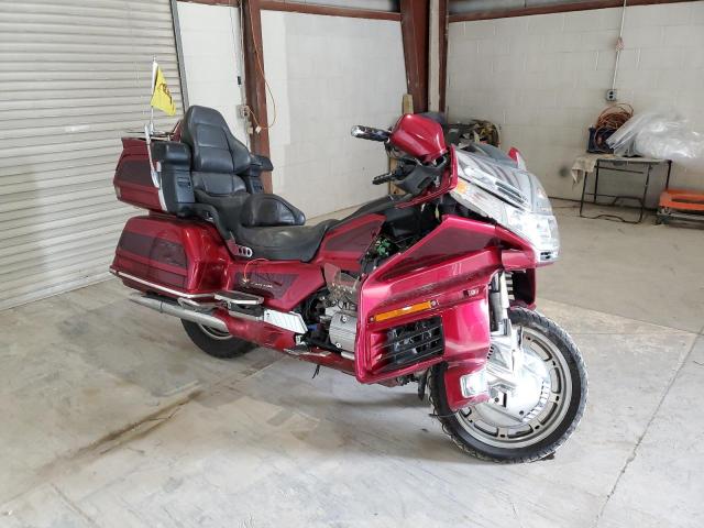Salvage motorcycles for sale at Leroy, NY auction: 1999 Honda GL1500 SE12