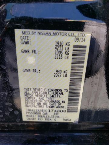 1N4AL3AP8FC174808 Nissan ALTIMA 2.5