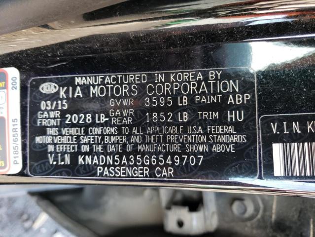 KNADN5A35G6549707 KIA RIO EX