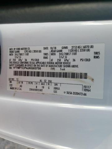 1FTMF1CP4JKG03750 Ford F150