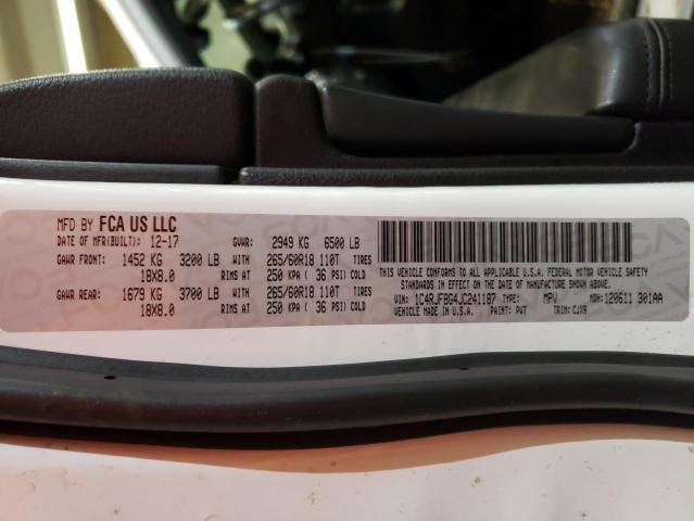 2018 JEEP GRAN CHER 1C4RJFBG4JC241187