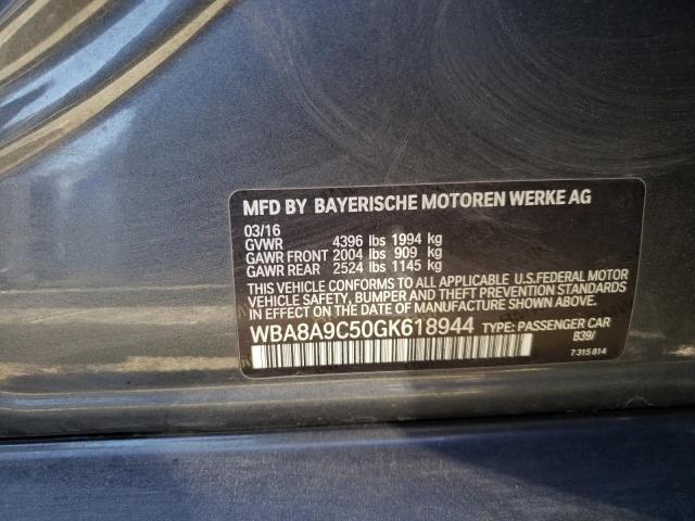 WBA8A9C50GK618944 BMW 320 I