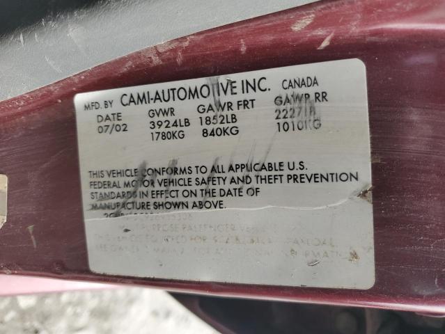 2002 Chevrolet Tracker VIN: 2CNBJ13C926955306 Lot: 56333584