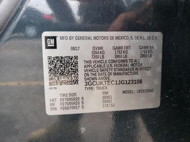 2018 CHEVROLET SILVERADO - 3GCUKTEC1JG123108