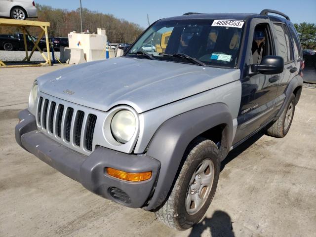 Salvage cars for sale from Copart Windsor, NJ: 2003 Jeep Liberty Sport