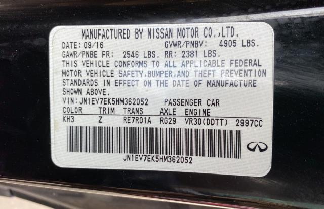 2017 INFINITI Q60 PREMIU - JN1EV7EK5HM362052