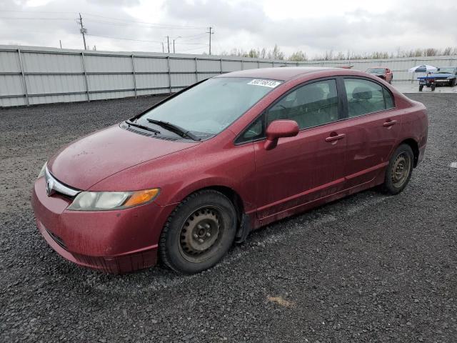 Salvage cars for sale from Copart Bowmanville, ON: 2006 Honda Civic LX