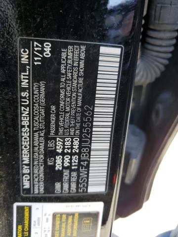 55SWF4JB8JU255562 Mercedes-Benz C 300