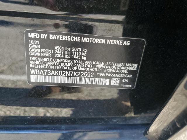 2022 BMW 228XI - WBA73AK02N7K22592