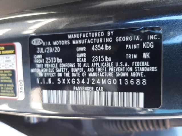 5XXG34J24MG013688 KIA K5 EX