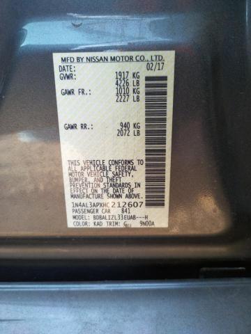 1N4AL3APXHC212607 Nissan ALTIMA 2.5