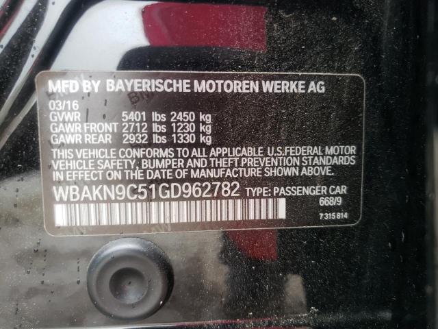 2016 BMW 550 I - WBAKN9C51GD962782