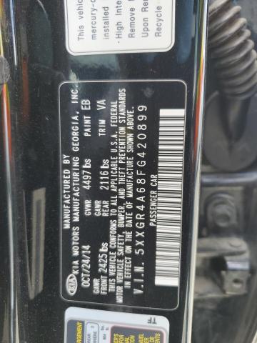 5XXGR4A68FG420899 KIA OPTIMA SX