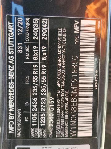 W1N0G8EB0MF918850 Mercedes-Benz Glc 300 4matic