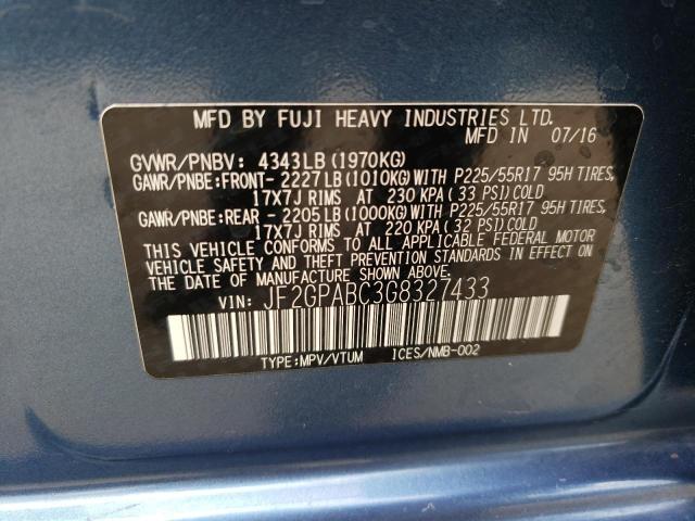 JF2GPABC3G8327433 Subaru Crosstrek Premium